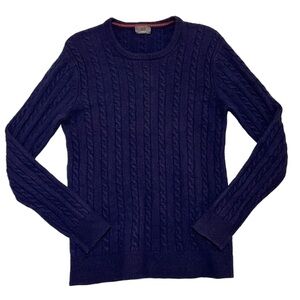H&M Women’s Small Lambswool Sweater - Dark Blue